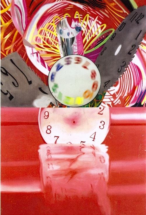 James Rosenquist was an American artist and one of the protagonists in the pop art movement. Drawing from his background working in sign painting, Rosenquist's pieces often explored the role of advertising.