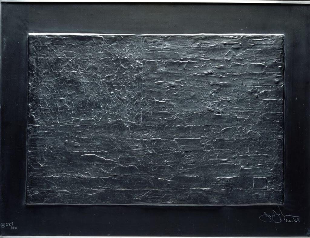 Jasper Johns Flag (from Lead Reliefs Series), 1969