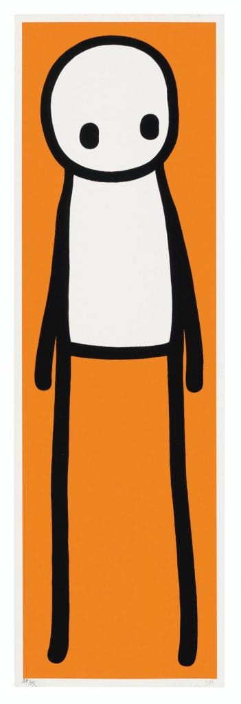 STIK (b. 1979), Book deluxe edition (Orange), 2015. Screenprint in glossy black enamel with Giclée in orange. Image 740 x 220 mm, Sheet 758 x 240 mm. Estimate: £20,000-30,000. Offered in Prints & Multiples on 18 March 2020 at Christie’s in London