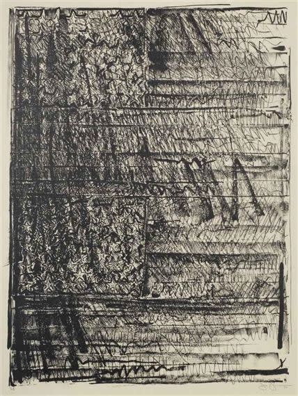 Jasper Johns Two Flags , 1980 Lithograph on Ivory Nishinouchi Kizuiki paper 47 x 35 inches, paper size 55 x 43.5 inches, framed edition 32/ 45