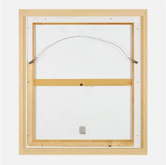 Back view of Charles Arnoldi's Untitled Monotype 3, available at Chelsea Art Group - New York City top trusted art advisers in conceptual, drawing, painting, photography, and sculpture.